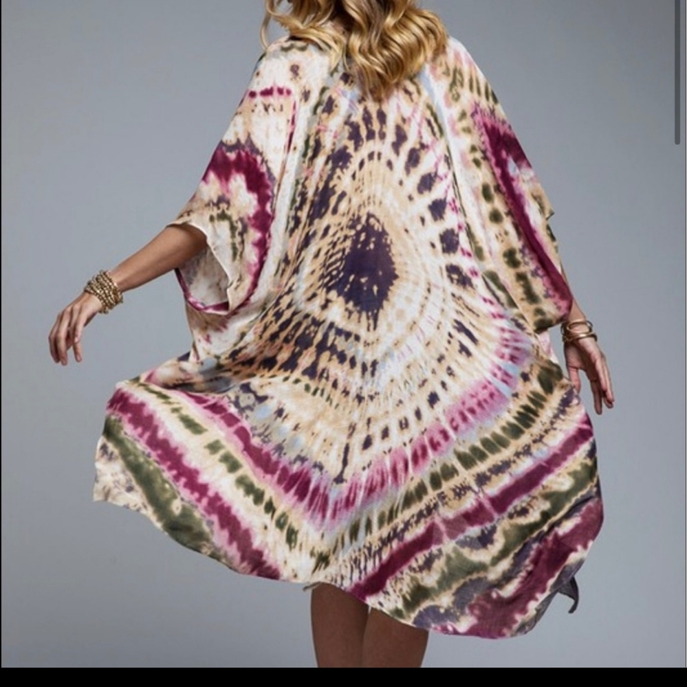 Tie Dye Kimono - Picture 4 of 5